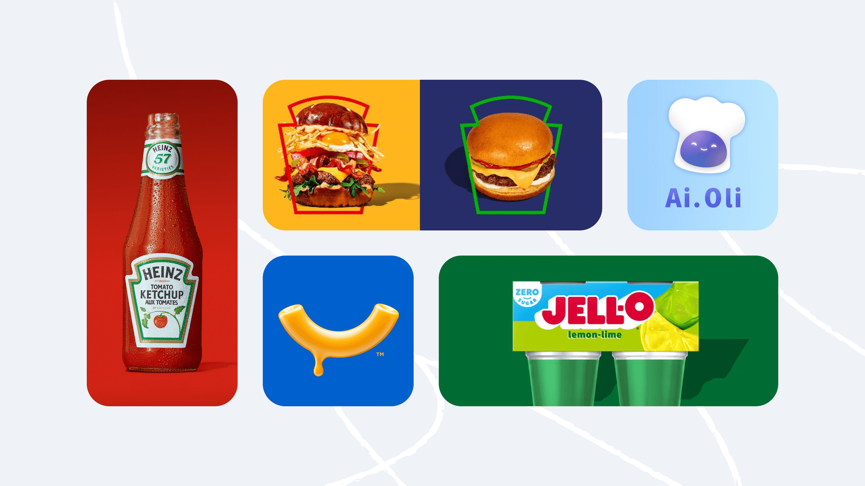 The variety of distinct brands under the Kraft Heinz umbrella.